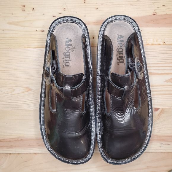 Alegria by PG metalic green clogs size 37 - Picture 1 of 6